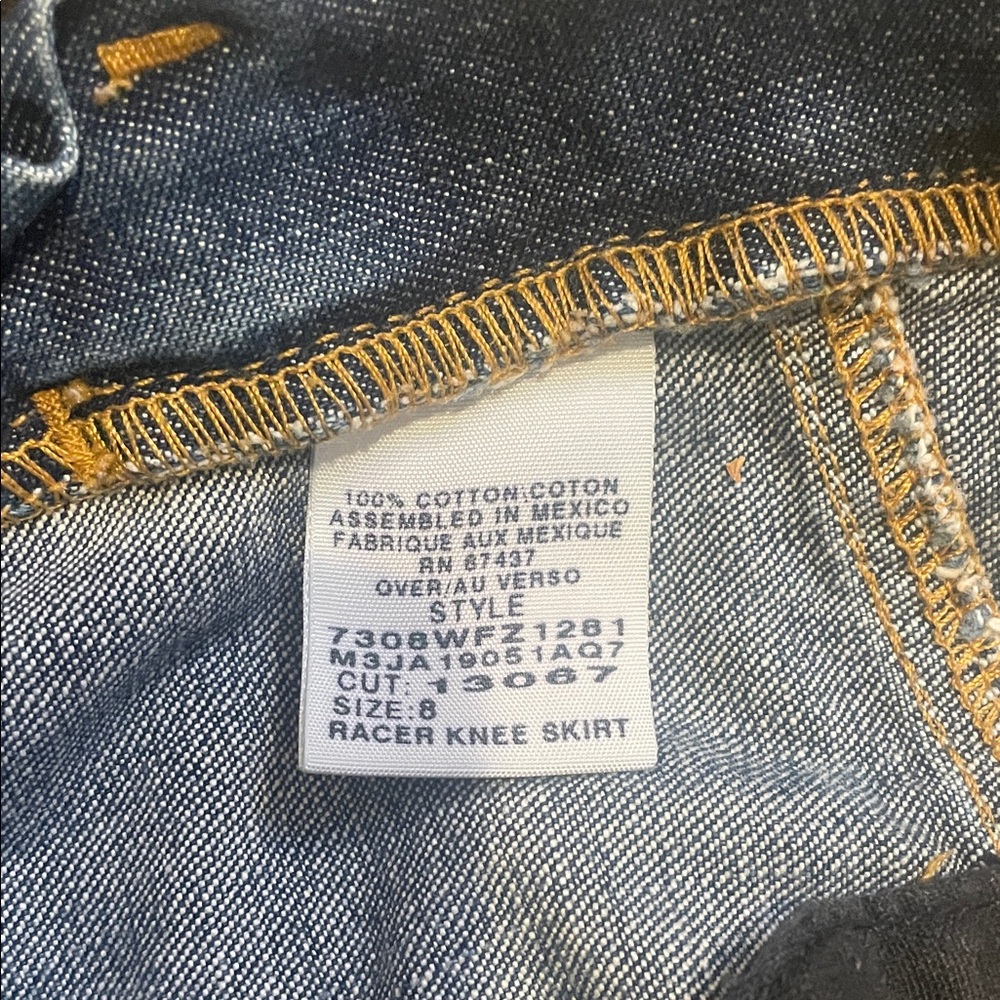 Ralph Lauren Indigo Pencil Jean Skirt - Picture 5 of 6